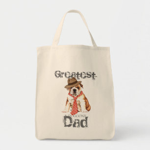Bulldog Dad Tote Bag