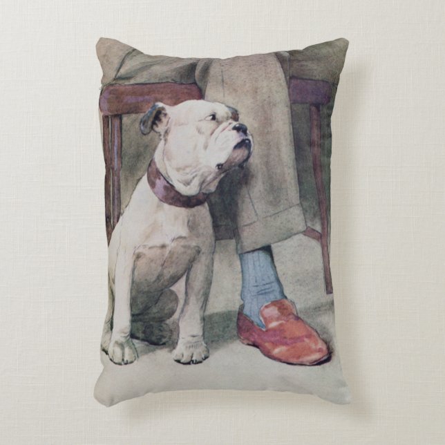 Bulldog Decorative Cushion (Front(Vertical))