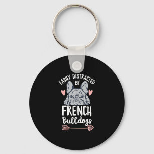 Bulldog Design For A Frenchie Owner  Key Ring