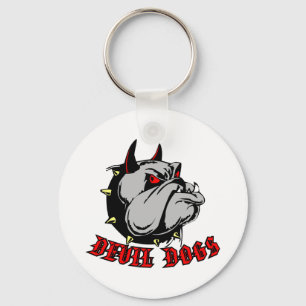 Bulldog Devil Dogs Key Ring