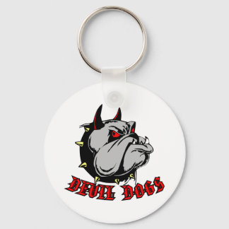 Bulldog Devil Dogs Key Ring