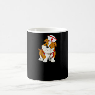 Bulldog Dog Nurse Appreciation International Nurse Coffee Mug
