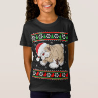 Bulldog Dog-Ugly Christmas-Sweater Xmas