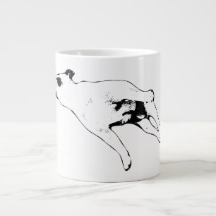 Bulldog Dream, Starlit Stretch Large Coffee Mug