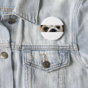Bulldog Eyes 6 Cm Round Badge