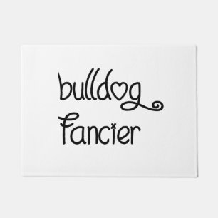 bulldog fancier doormat