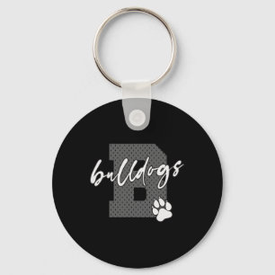 Bulldog Football Baseball Basketball Soccer Bulldo Key Ring