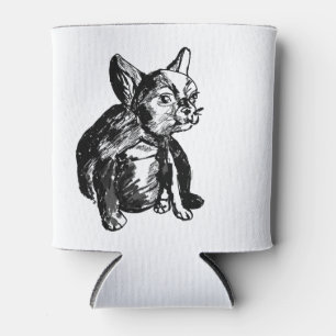 Bulldog French Buldog Custom Can Cooler
