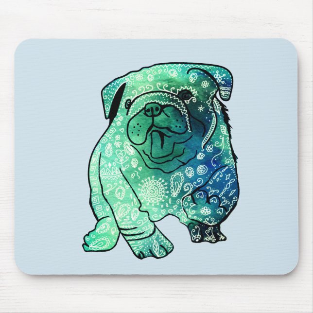 Bulldog french Buldog Dog  Mousepad (Front)