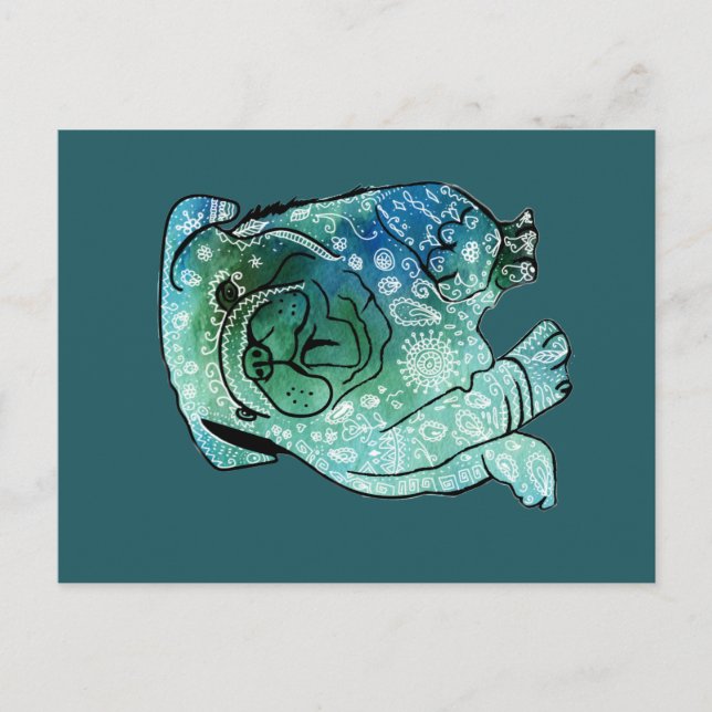 Bulldog French Buldog Postcard (Front)