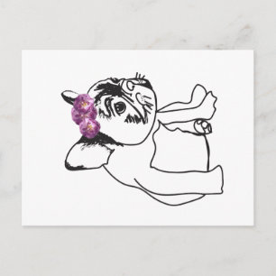 Bulldog French Buldog Puppy Sweet Dog Postcard