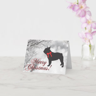 Bulldog / French Bulldog Christmas Card