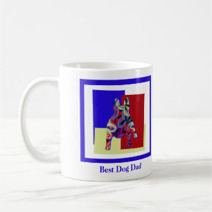 Bulldog French Dog Silhouette TRBY Father’s Day Coffee Mug