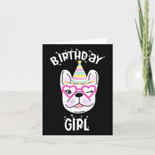 Bulldog Frenchie Celebration Party Theme Card