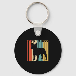Bulldog Frenchie  Key Ring