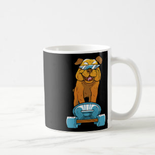 Bulldog Fun Skateboarding French Bulldog Puppy Gif Coffee Mug