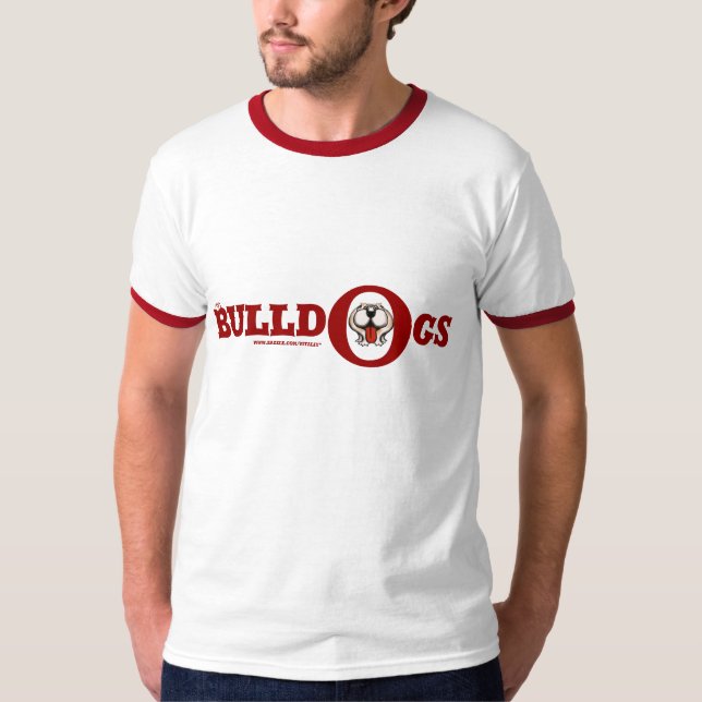 Bulldog funny t-shirt design (Front)