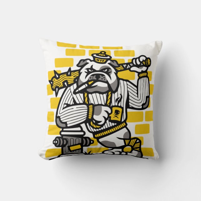 Bulldog Gang Cushion (Front)