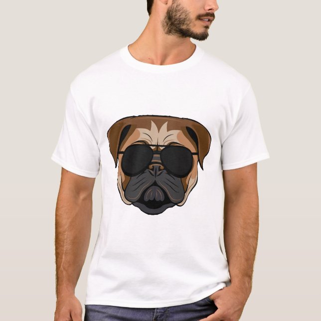 Bulldog geek T-Shirt (Front)