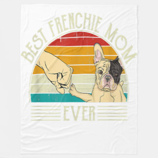Bulldog gift Fleece Blanket