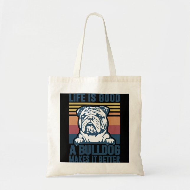 Bulldog Gifts For Women Men Dog Dad Dog Mum Englis Tote Bag (Front)