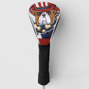 Bulldog golf head cover