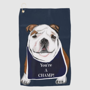 BULLDOG  GOLF TOWEL