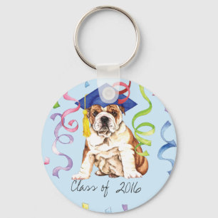 Bulldog Graduate Key Ring