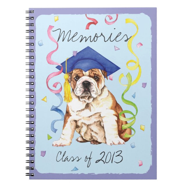 Bulldog Graduate Spiral Notebook (Front)