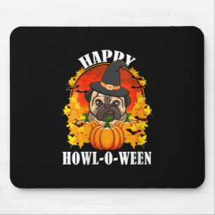 Bulldog Halloween Gift Idea For Dog Lovers Mouse Pad