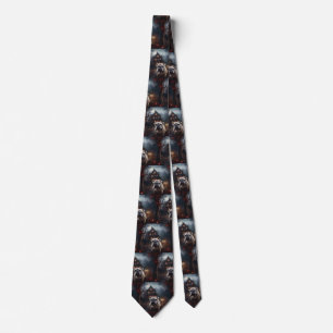 Bulldog Halloween Scary Tie