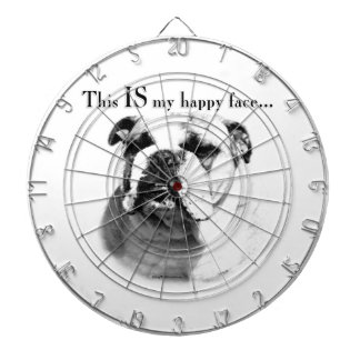 Bulldog Happy Face Dartboard
