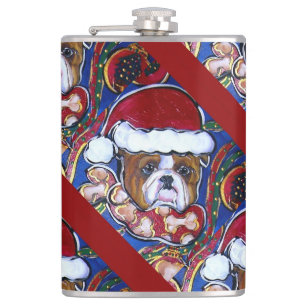 Bulldog Hip Flask