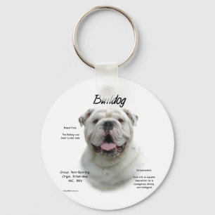 Bulldog History Design Key Ring
