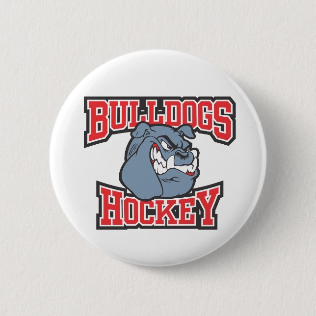 Bulldog Hockey Official Button (Front)