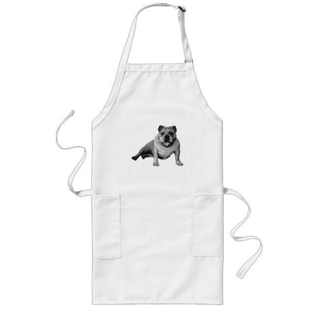 Bulldog Holiday Cooking Apron (Front)