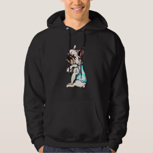 Bulldog I Love Mum Tattoo Best For Bulldog Hoodie