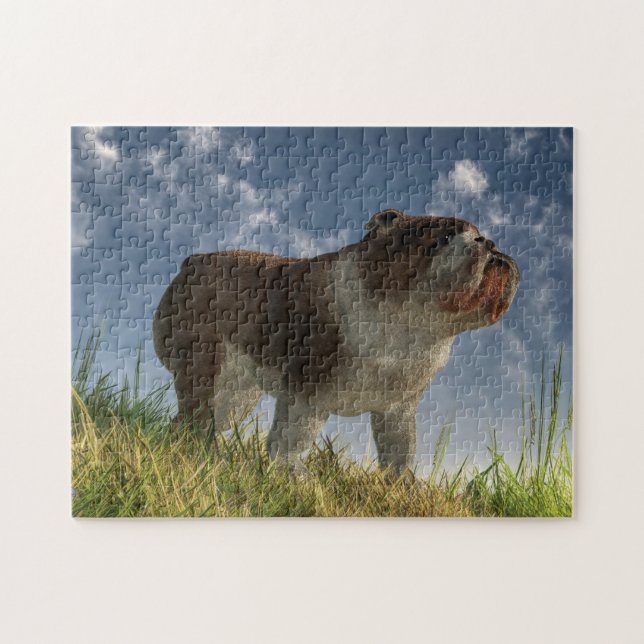 Bulldog Jigsaw Puzzle (Horizontal)