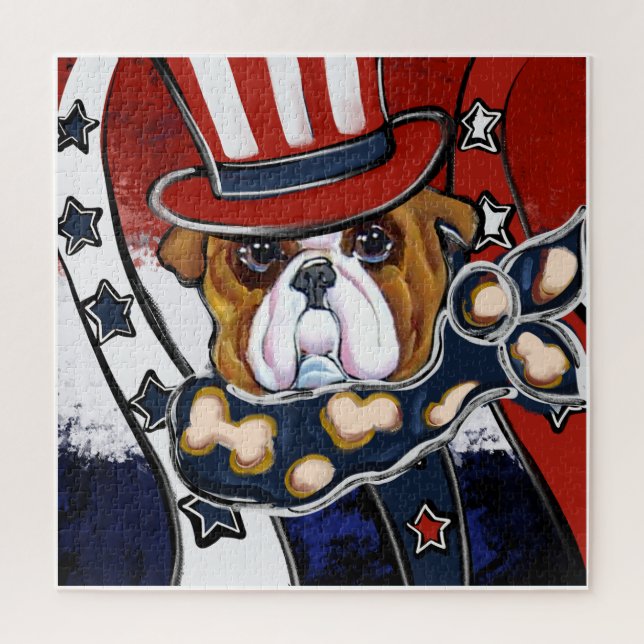 Bulldog         jigsaw puzzle (Vertical)