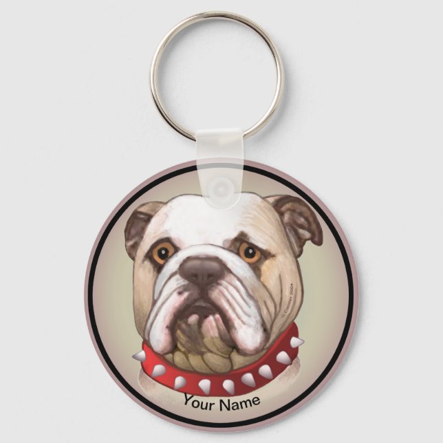 Bulldog Key Ring (Front)