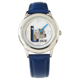 Bulldog Love Art Gifts Watch