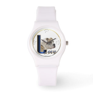 Bulldog Love Art Watch