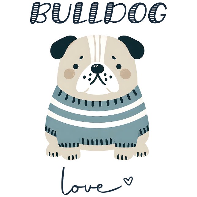Bulldog Love T-Shirt (Creator Uploaded)