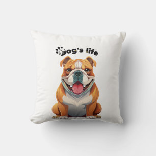 Bulldog Lover Art � Perfect for Shirts and Gifts Cushion
