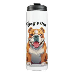 Bulldog Lover Art � Perfect for Shirts and Gifts Thermal Tumbler
