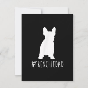 Bulldog Lover Frenchie Dad French Bulldog Dad Thank You Card