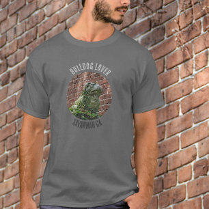 Bulldog Lover Savannah Georgia Photographic T-Shirt