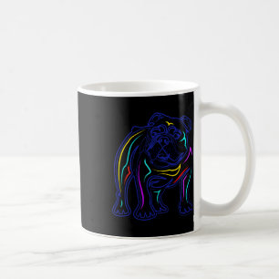 Bulldog Lovers Line Drawing Artsy Bulldog 1 Coffee Mug