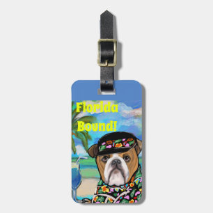 Bulldog             luggage tag