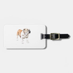 Bulldog Luggage Tag